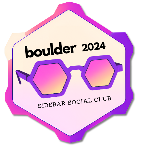 Badge Graphic for Sidebar Social Club Member - Boulder 2024